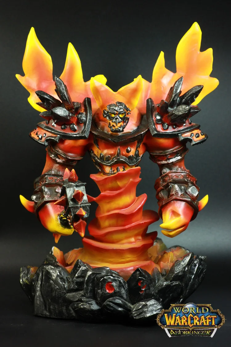 Wow 10 дюймов Ragnaros Firelord фигурка всемирно известного персонажа из онлайн-игры WOW ПВХ фигурка