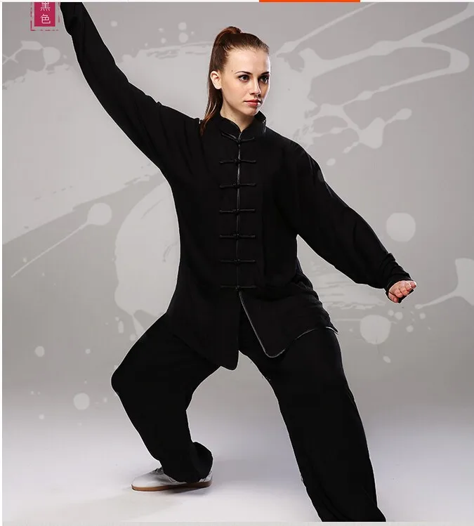 Высококлассная одежда tai chi, хлопковая одежда, одежда tai chi, платье для среднего возраста и выступлений