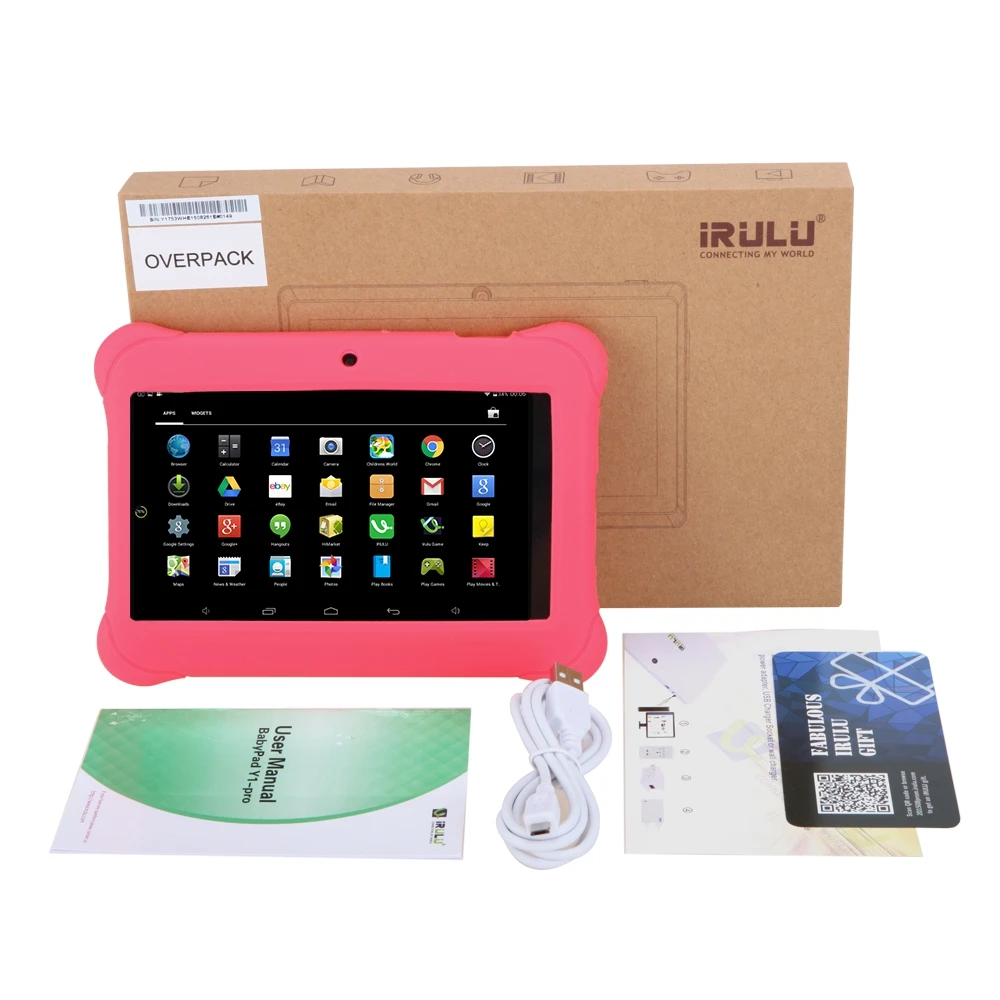 новое поступление планшета IRULU BabyPad Y2 7 &quot Деткое Образование четыре ядра двойная