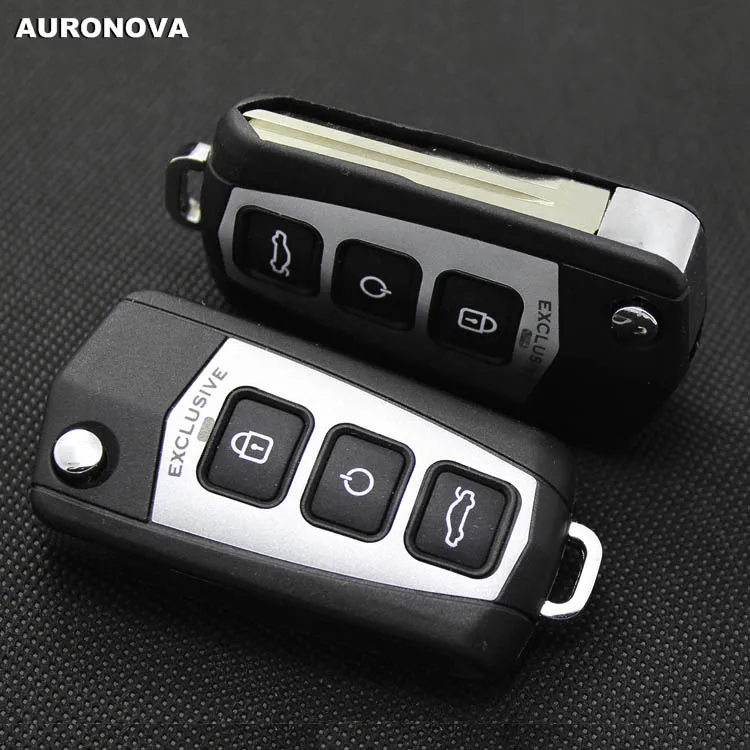 AURONOVA New Upgrade Folding Key Shell for KIA Sorento 3 Buttons Remote Car Case DIY | Автомобили и мотоциклы