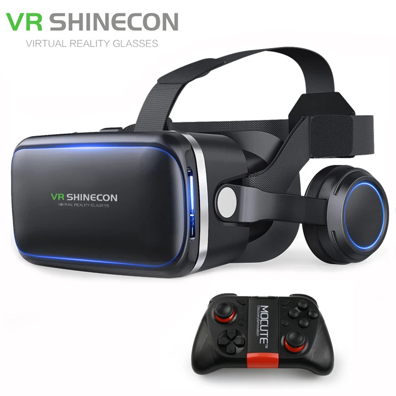 Shinecon 6 0 VR очки 3D виртуальной реальности полный погружения просмотра Google
