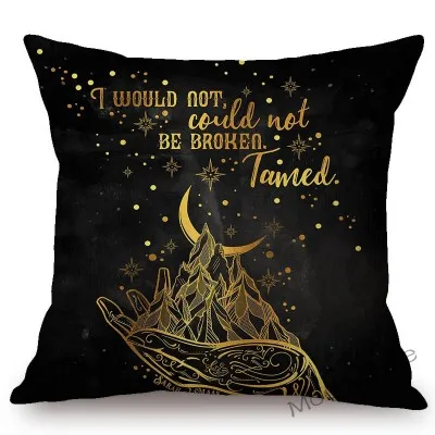 Bookish Readig Book Classic Novels Art Quotes Letter Print Library литературный чехол на диванную подушку из хлопка и льна