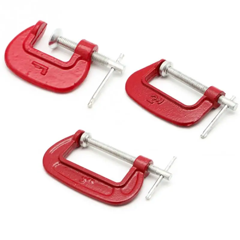 

1pc 1" /2''/3''Inch G type Woodworking Clamp Clamping Device DIY Carpentry Gadgets Heavy Duty Steel G Clamp