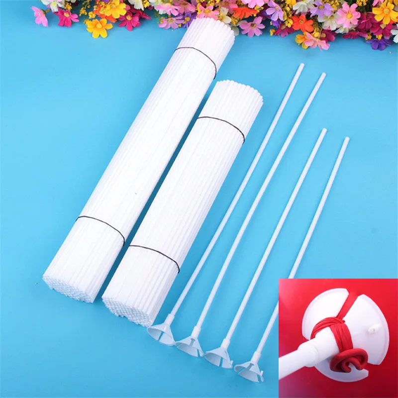 Белые пластиковые стержни для шаров чашек палочек с держателем крышек