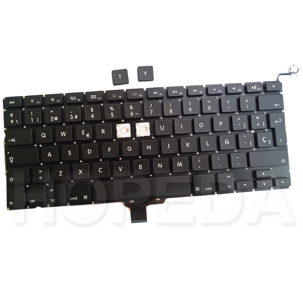 5 шт. новая A1278 испанская клавиатура для Apple Macbook Pro 13 ''клавиатура стандартная
