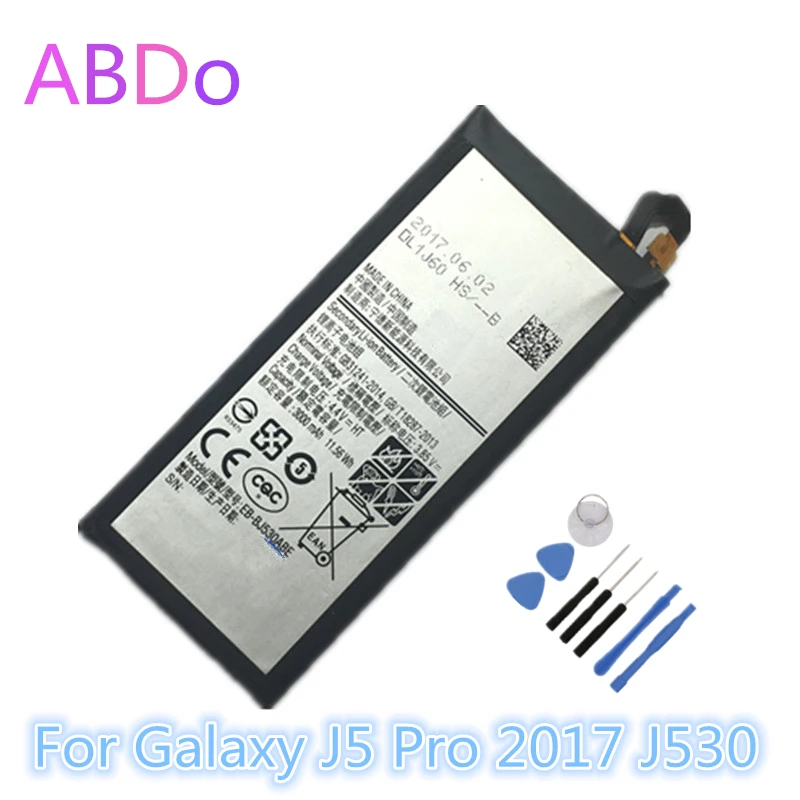 Семейная батарея для телефона Samsung Galaxy J5 Pro 2017 J530 3000 мАч сменные батареи качества