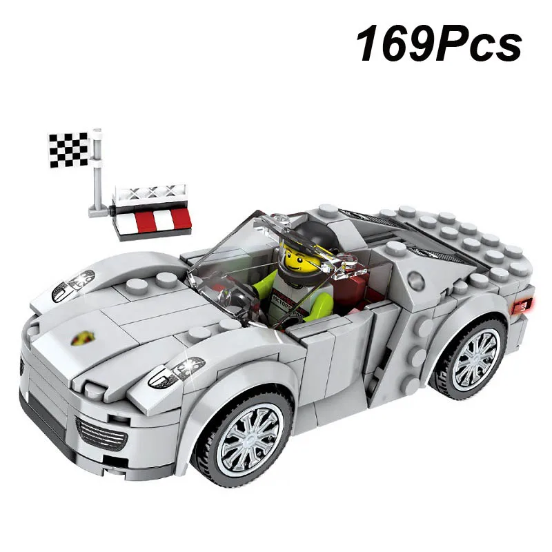 707 шт. город супер гонщики 4 компл./лот игрушки Совместимые Legoings скорость чемпионы