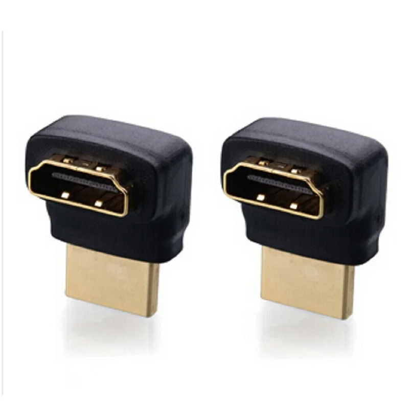 Адаптер HDMI-совместимый с портом штырь-гнездо адаптер 90 градусов