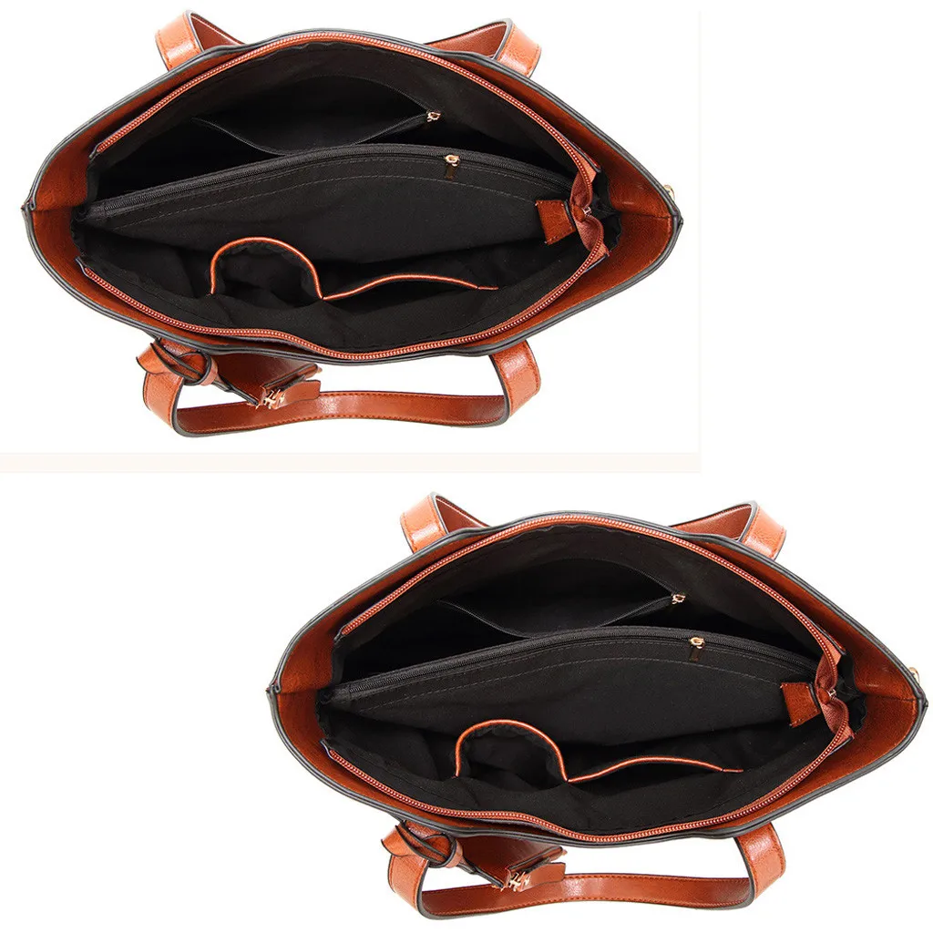 Новинка весна лето 2019 женская сумка из 2 предметов с рисунком однотонная модная +