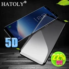 HATOLY 5D закаленное стекло для Samsung Galaxy A6 2018 защита для экрана A6 2018 полное покрытие пленка для Samsung A6 2018 стекло A600