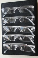 12 pairs of rectangular clear men women man woman rimless wholesale reading glasses1 0 1 5 2 0 2 5 3 0 3 54 0