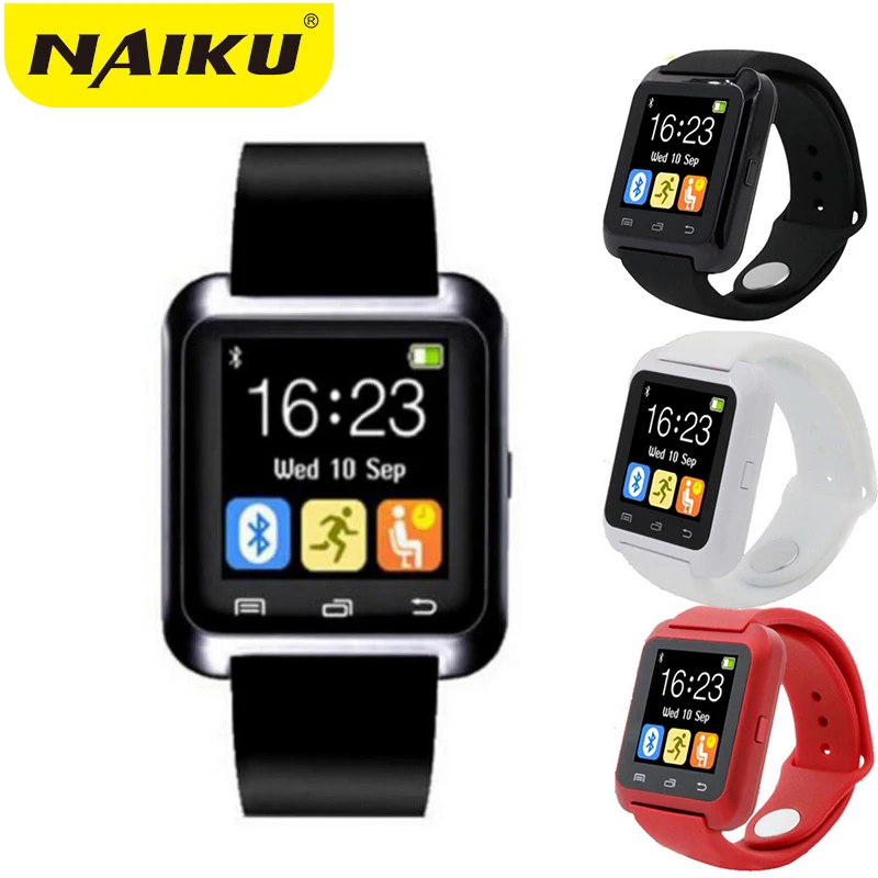 Smartwatch Bluetooth Smart часы U8 для iPhone IOS Android смартфон Носите Носимых устройств smartwach PK A1 GT08