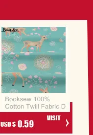 Booksew хлопчатобумажная саржевая ткань кошка животный дизайн швейная ткань квилтинг DIY кукла подушка детское лоскутное домашнее текстильное изделие Tecido Tissu
