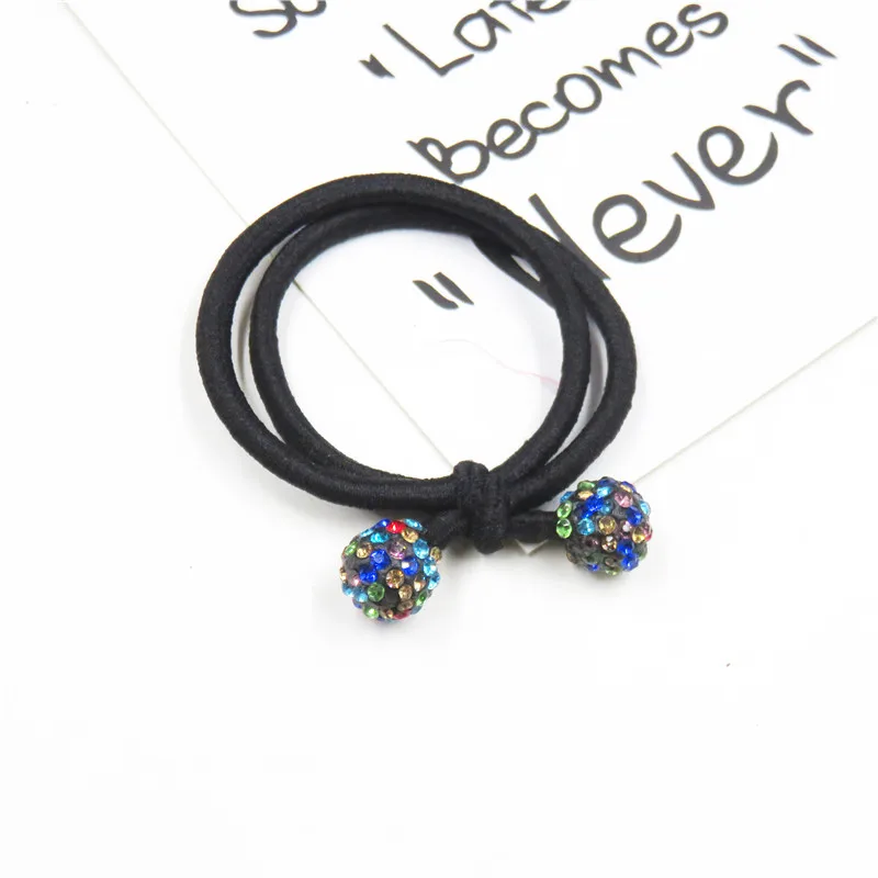 1PCS Novelty Shambala Ball Elastic Hair Bands For Girls Bohemian Headband Scrunchy Korean Fashion Kid Accessories Women |