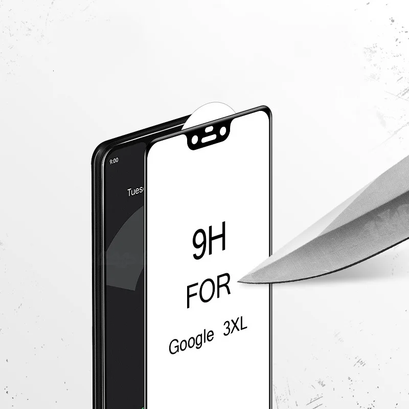 Закаленное стекло UVR 5D с холодной резьбой для Google Pixel 3 3XL 3D полное покрытие Защита