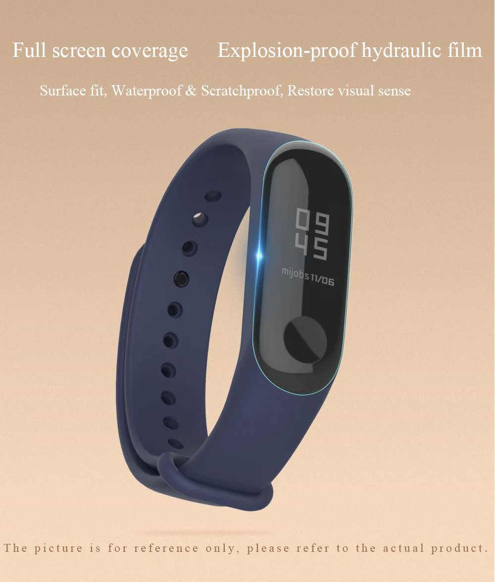 Защитная пленка для экрана Mijobs Mi band 3 браслета Xiaomi mi miband3 Противоударная защитная