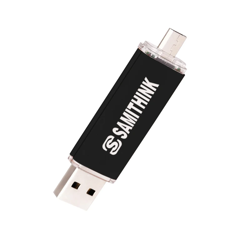 SAMITHINK OTG USB флеш накопитель высокоскоростной 2 0 Подарочный 64 ГБ 32 16 8 поддержка