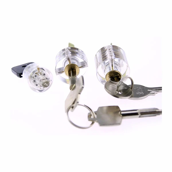 9 шт. прозрачный навесной замок|lock pick|lock pick traininglocksmith training skills |