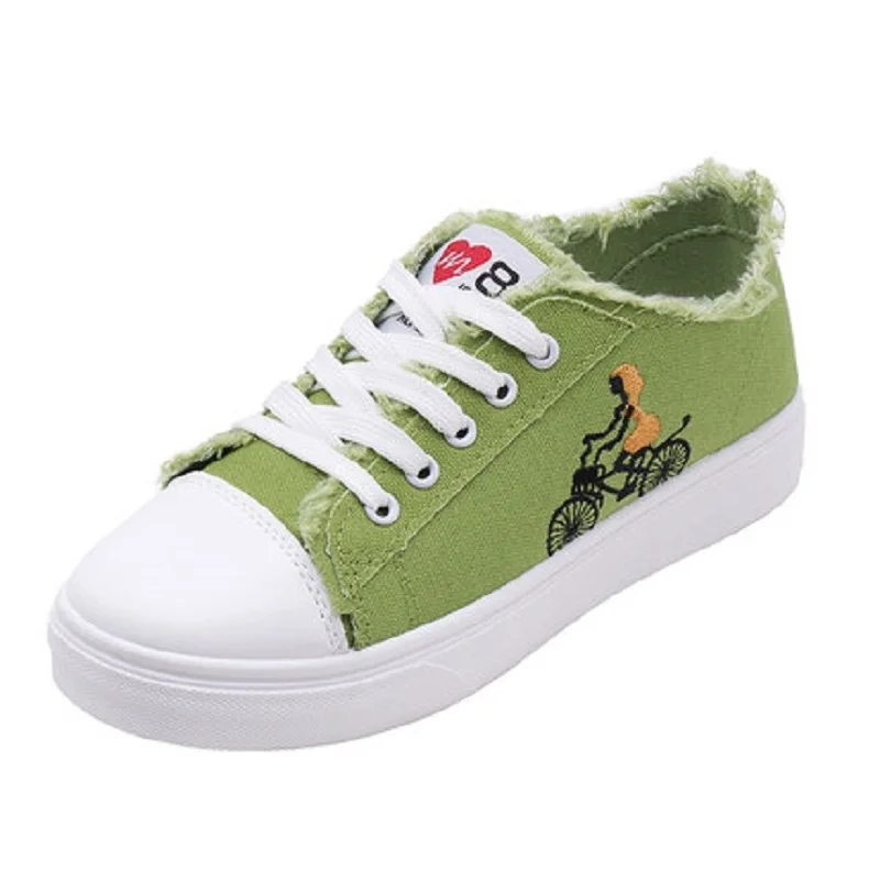 Женская дышащая парусиновая обувь с перекрестными ремешками повседневная на