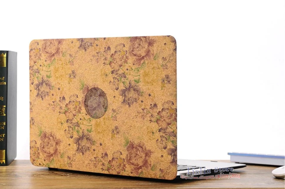 Для MacBook Retina 12 деревянный кожи дерева наклейка Стикеры ультра тонкий В виде