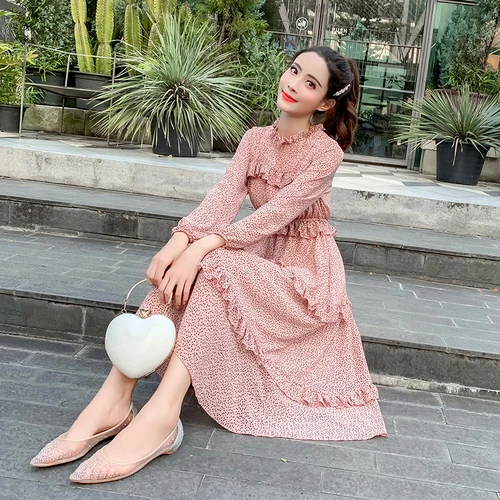 Весеннее платье в консервативном стиле для женщин нежное торта женские платья с