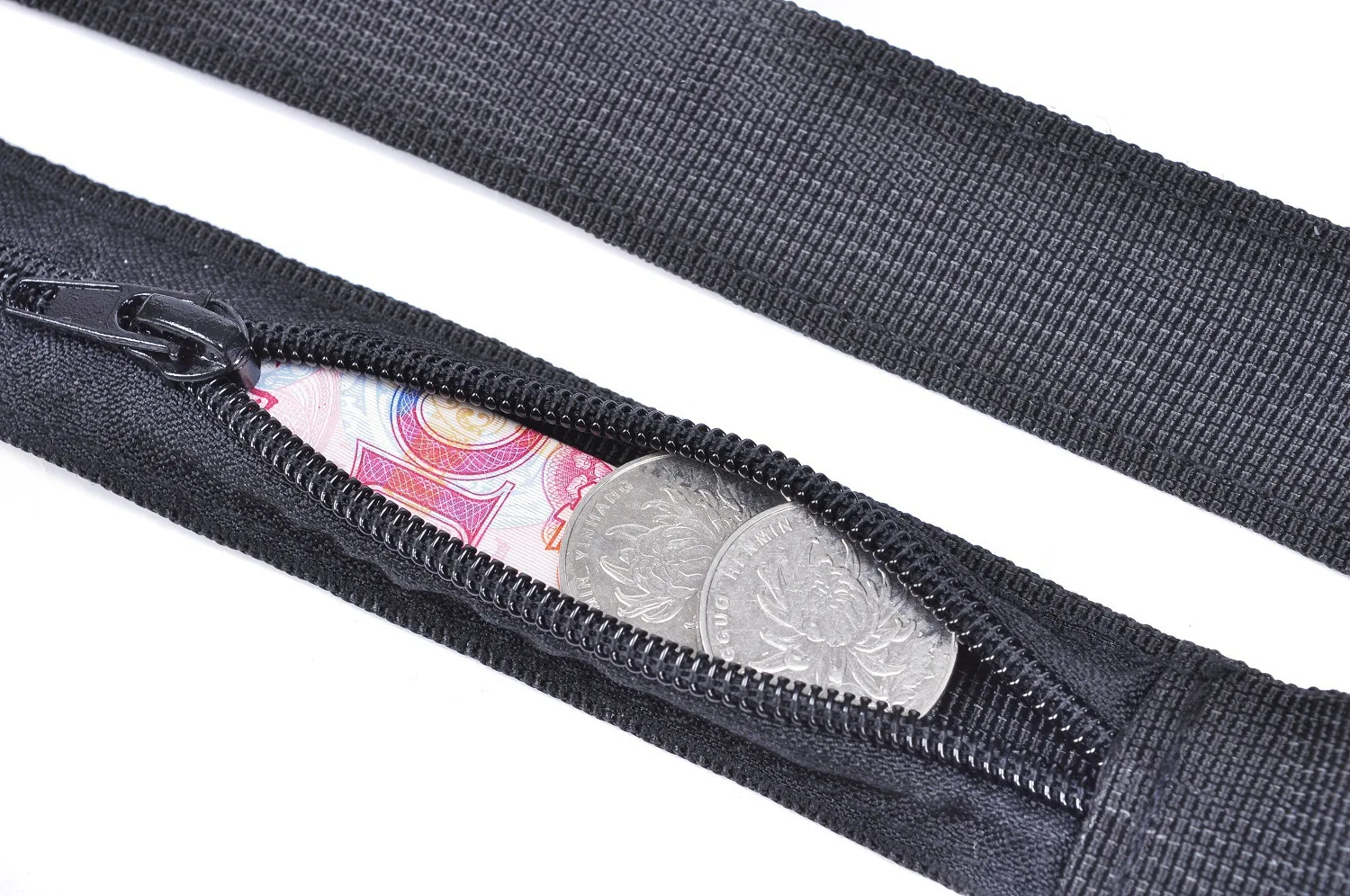 Бег сумка Anti Theft кошелек пояс секрет безопасности карман на молнии защиты Скрытая