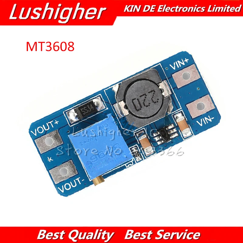 Модуль повышения мощности MT3608 2A Max 5 шт. бустер модуль питания | Электронные