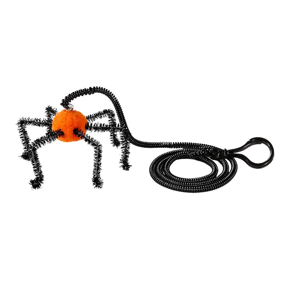 Spider Кошка маленький колокольчик играя веревка летучая мышь паук палец шары котенок интерактивный игрушка Гатос кошачьи игрушки Очищающая TeethTeasing игрушка - Цвет: Spider