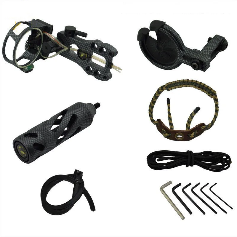 Bow Sight Arrow Rest Stabilizer With Upgrade Combo Compound Bow Accessories  for Compound Bow Archery Hunting Shooting