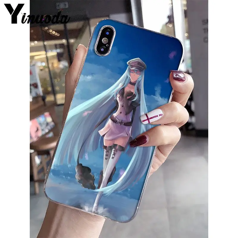 Yinuoda Akame Ga Kill аниме пользовательские фото мягкий чехол для телефона Apple iPhone 8 7 6 6S Plus