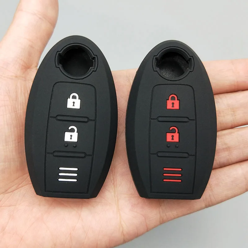 Защитный чехол для автомобильного ключа Nissan 2017 2018 qashqai skyline Juke Alissa x-trail 2 кнопки