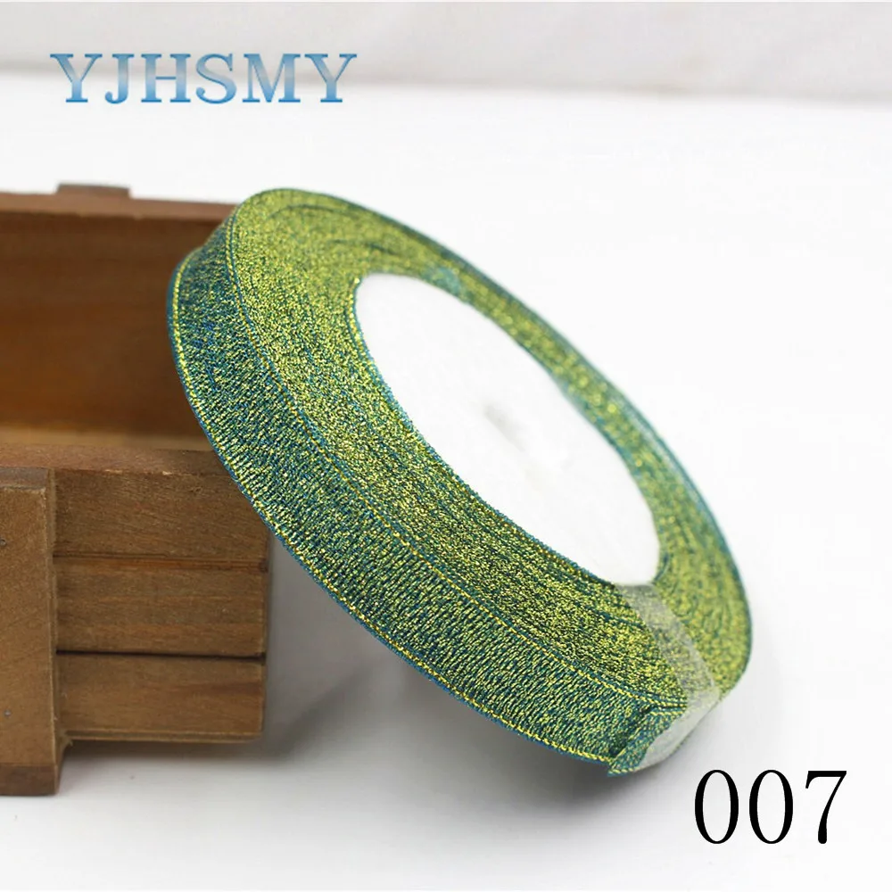 YJHSMY K-171018-12MM 12 мм 34 Цвета на выбор 25 ярдов зеленая луковая лента для свадебного