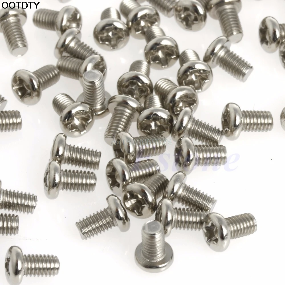 

100pcs Screw Metric M3x5mm Phillips Pan Head Screw for 2.5" HDD SSD DVD-ROM Motherboard