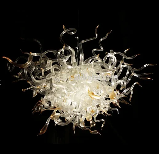 110/220v AC Led Glass Decor Home Chandelier Mouth Blown Christmas Ornament