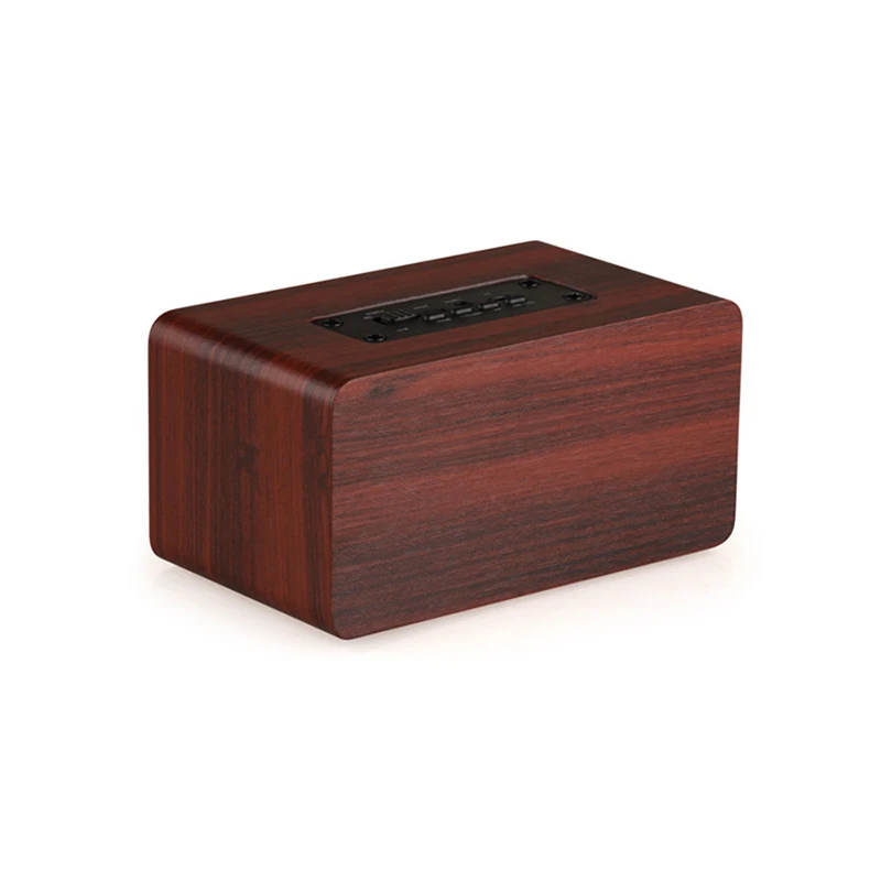 Беспроводной Bluetooth динамик портативный деревянный HiFi аудио Suppor TF корзину Aux в шок