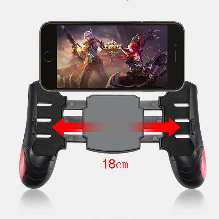 Пубг Мобайл Геймпад Контроллер для Телефона L1R1 Грип с Джойстиком / Триггер L1r1 Огневые Кнопки iPhone Android IOS on.