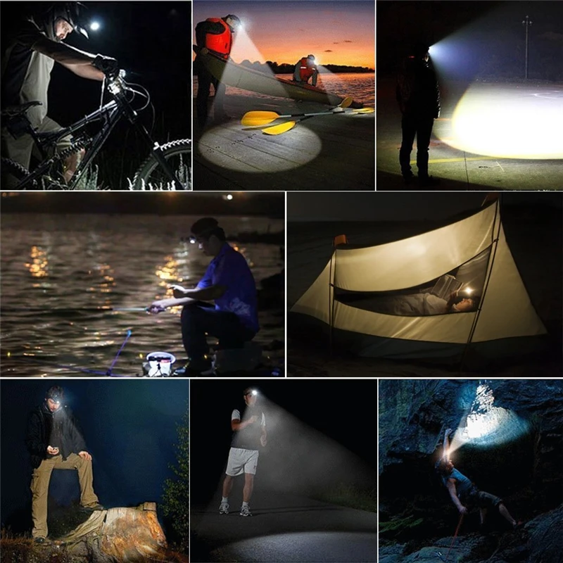 Светодиодный светильник T6 светодиодный налобный фонарь с зумом 18650 s 2000 лм для