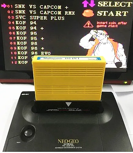 Игровой картридж NEOGEO MVS 161 в 1 для SNK Arcade Machince или AES консоль с адаптером NEO