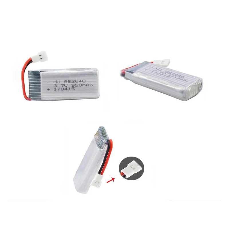 4 5 6 шт./лот 3 7 V 550mAh 25c Lipo батарея для JXD 523 523W JRC H43WH RC Quadcopter Drone|Детали и аксессуары| |