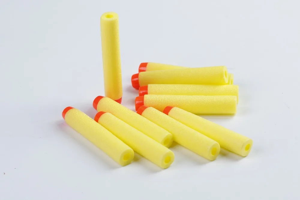 50 шт. для Nerf пулями мягкими дырочку головы 7 2 см заправка игрушка дартс оружейные