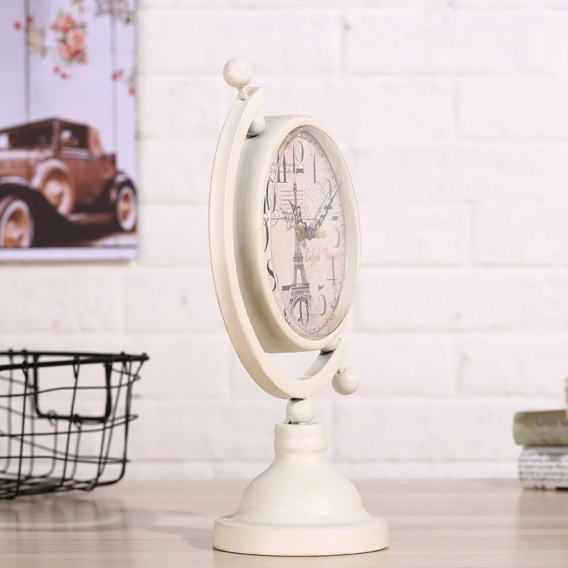 Гостиная ТВ-шкафы бар кафе Декор металл античный стиль настольные часы Европа