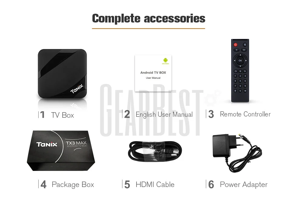 Tanix TX3 Max умный ТВ Box Android 7 1 коробка Amlogic S905W 2 Гб Оперативная память 16 Встроенная 4