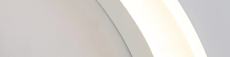 Modern LED Wall lights for bathroom aluminum hardware acrylic lampshade rings design Decoration indoor home lamp diameter 40CM