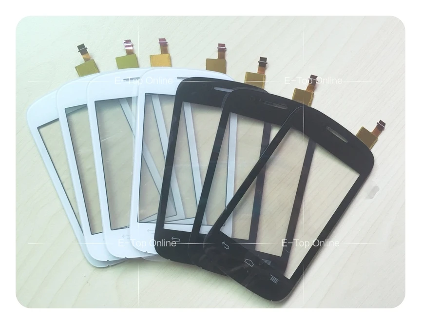 Black/White Touch Screen Digitizer For Alcatel One POP C1 OT4015 4015 Sensor | Мобильные телефоны и аксессуары