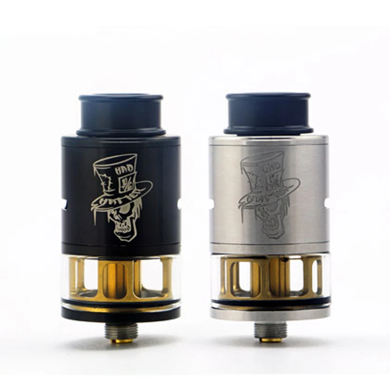Original Advken Mad Hatter 24 RDTA Atomizer 3.5ml Tank Electronic Cigs 510 Thread Rebuildable Cartomizer | Электроника