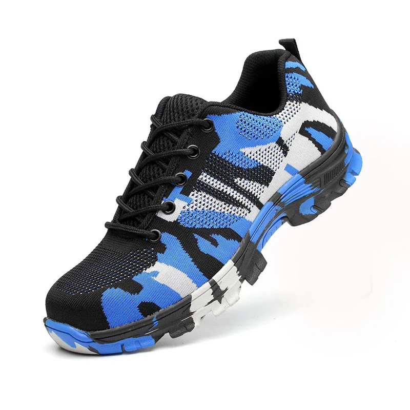Camouflage Steel Toe Men Camping Sneakers Size 46 Hiking Shoes 2018 New Arrival Sports Couples Zapatillas Mujer Deportiva | Спорт и