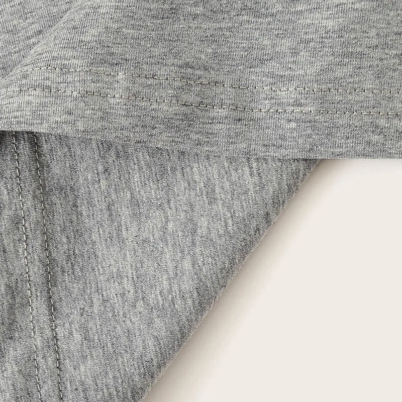 SHEIN, народный стиль, бахрома, отделка, Heathered Tee, Повседневная футболка, женская,, летняя, короткий рукав, эластичная, Boho, Милая футболка, топы
