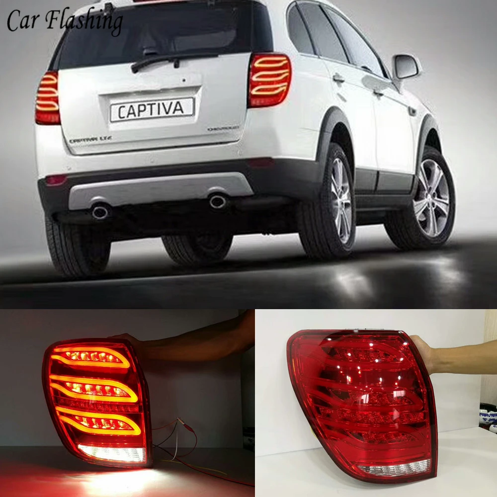 Поворот автомобилей задние фонари для Chevrolet Captiva 2008 2016 задних сигнальных огней