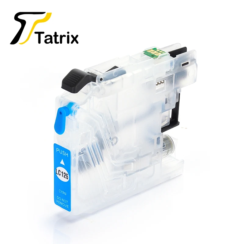 Tatrix LC127 LC125 многоразовый чернильный картридж для Brother MFC J4410DW J4510DW J4610DW J4710DW J2510 J4110DW