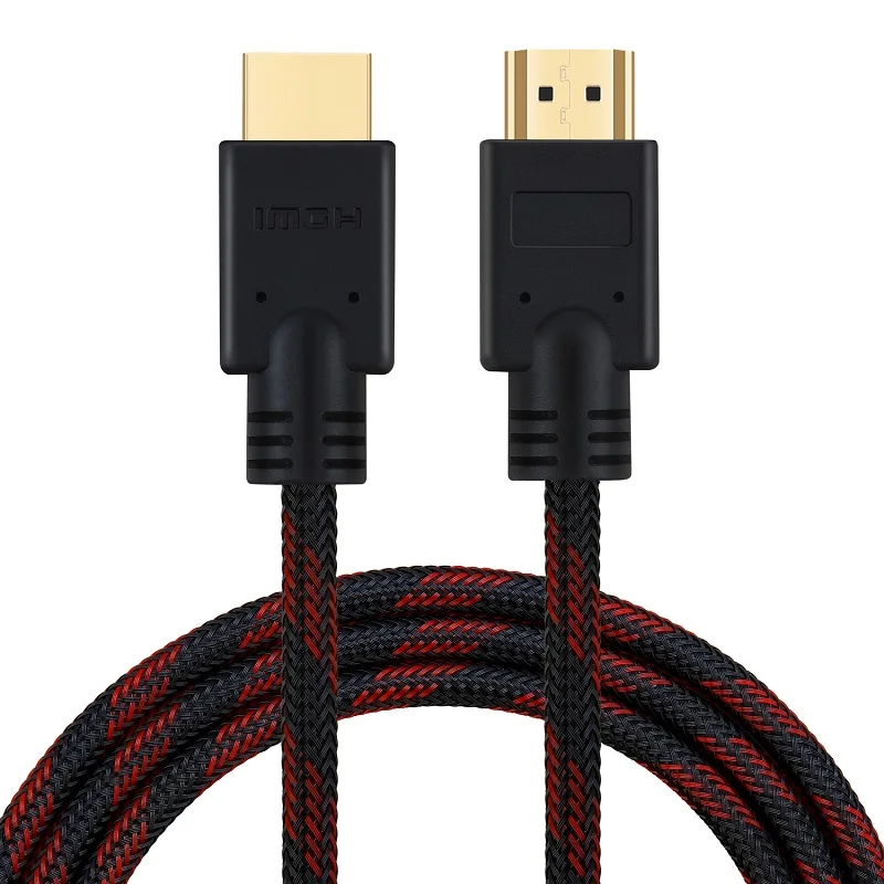 Shuliancable кабель HDMI позолоченный 2,0 1080p 3D высокоскоростной для HD tv lcd ноутбука PS3 проектора компьютера xbox 360 кабель 1 м-50 м - Цвет: red
